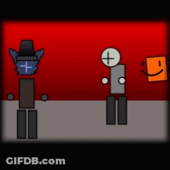 Cartoon Man With Cross On Hat GIF