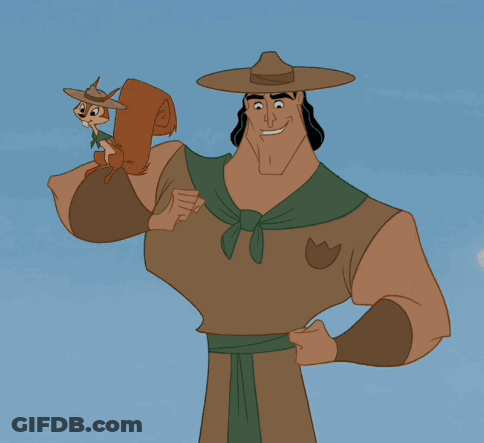 Cartoon Man With Crown GIF