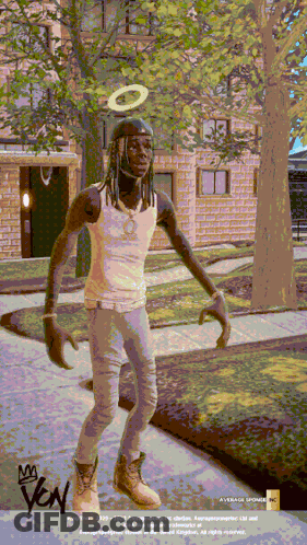 Cartoon Man With Crown GIF