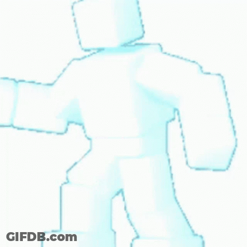 Cartoon Man With Cube On Head GIF