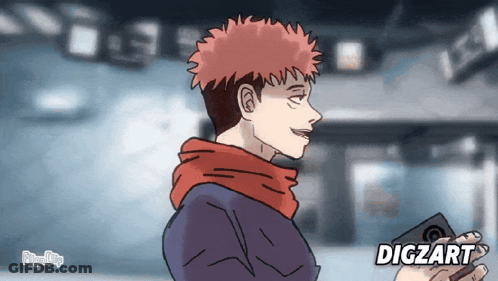 Cartoon Man With Digzart Name GIF