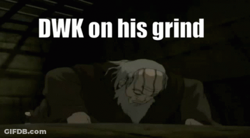 Cartoon Man With Dwk On Grind GIF