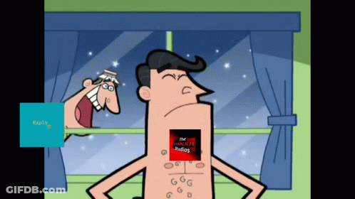 Cartoon Man With Explicit Sticker GIF