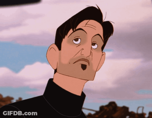 Cartoon Man With Eyes Closed And Beard GIF