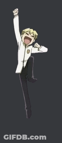Cartoon Man With Fist In The Air GIF