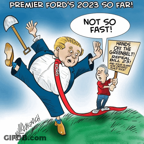 Cartoon Man With Ford On Pants GIF