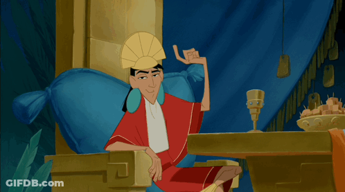 Cartoon Man With Fork GIF