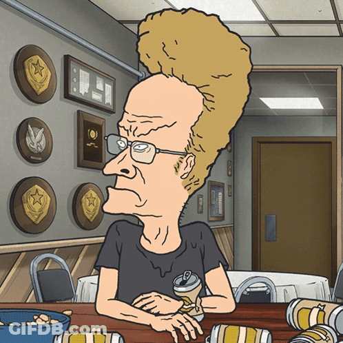 Cartoon Man With Glasses And Big Head GIF