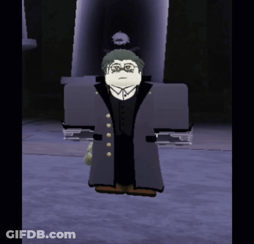 Cartoon Man With Glasses And Green Hair GIF