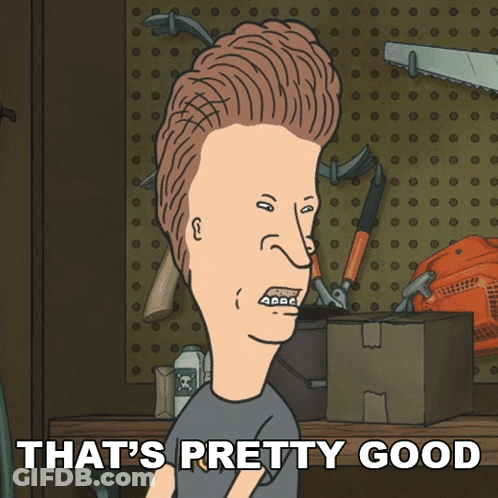 Cartoon Man With Glasses And Mohawk GIF