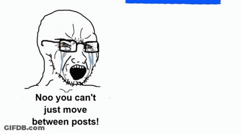 Cartoon Man With Glasses Saying No GIF