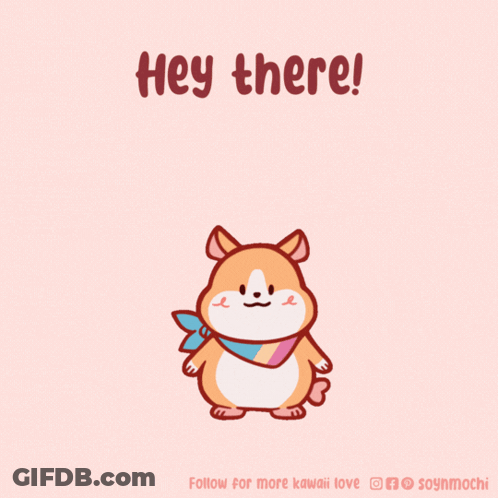 Cartoon Man With Glasses Sitting At Table GIF