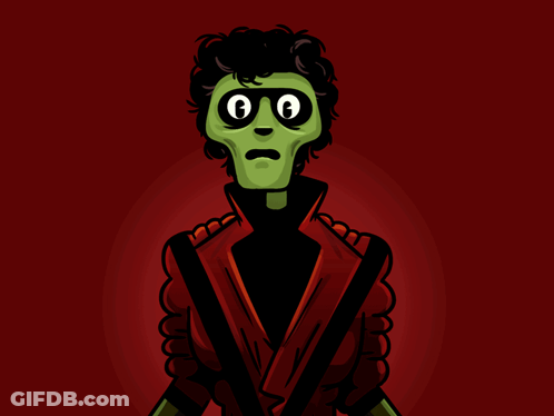 Cartoon Man With Green Eyes GIF