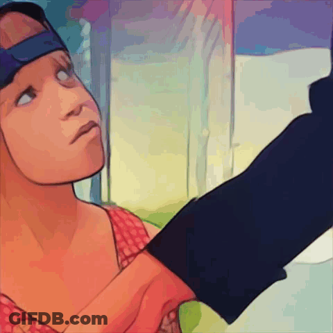 Cartoon Man With Hat GIF