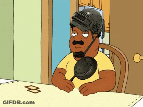 Cartoon Man With Helmet GIF