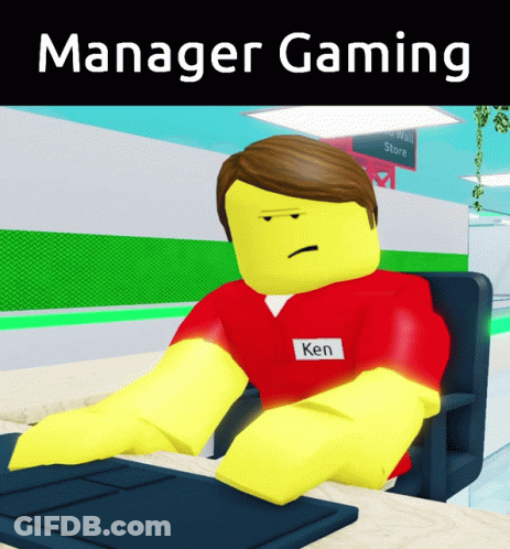 Cartoon Man With Ken On Shirt GIF