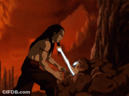 Cartoon Man With Light Coming Out Of Back GIF