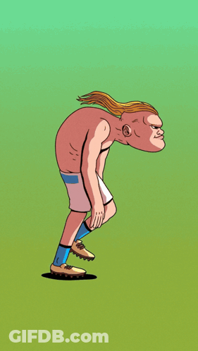 Cartoon Man With Long Hair GIF