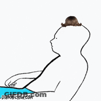 Cartoon Man With Mohawk Sitting On Chair GIF
