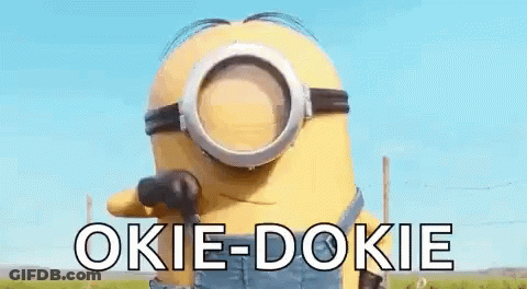 Cartoon Man With Mustache Saying Okily Dokily GIF