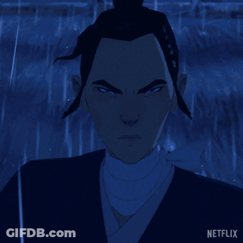 Cartoon Man With Netflix GIF