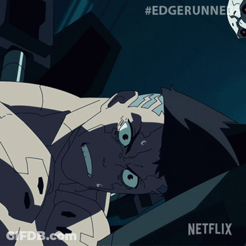 Cartoon Man With Netflix GIF