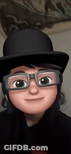 Cartoon Man With Red Eyes Holding Can GIF