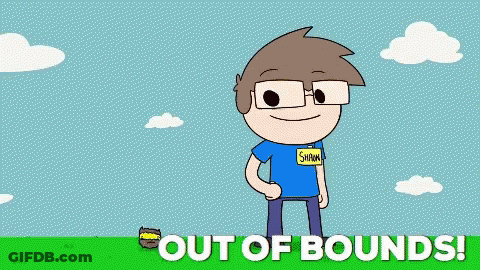 Cartoon Man With Simon Name Tag GIF