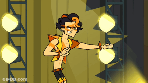 Cartoon Man With Spiked Arms GIF
