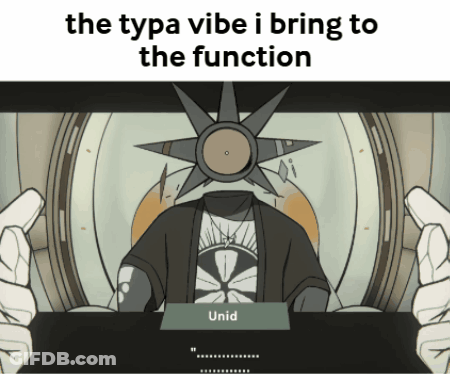 Cartoon Man With Star And Vibe Text GIF
