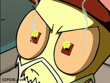 Cartoon Man With Sun In Eye GIF