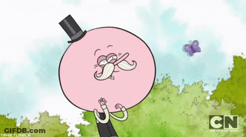 Cartoon Man With Top Hat And Mustache From CN GIF