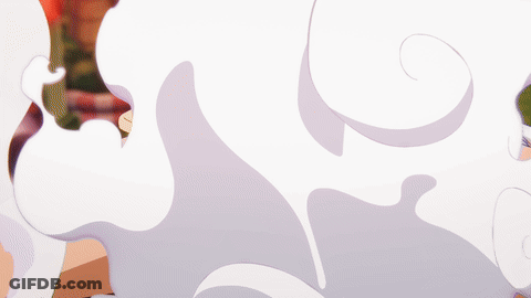 Cartoon Man With White Hair And Swirl GIF