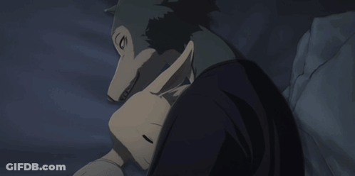Cartoon Man With Wolf Head GIF