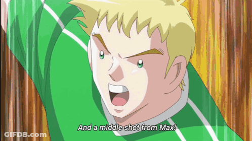 Cartoon Man With Words And Middle Shot Max GIF
