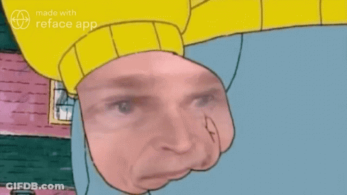 Cartoon Man With Yellow Hat GIF