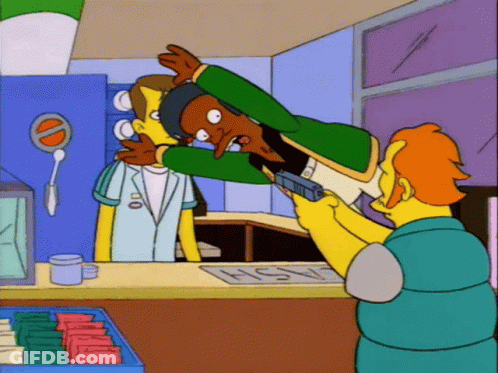 Cartoon Men Gunpoint GIF