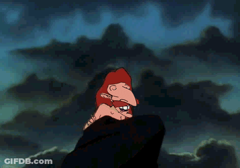 Cartoon Mermaid With Large Nose GIF