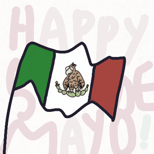 Cartoon Mexican Happy Cinco De Mayo GIF