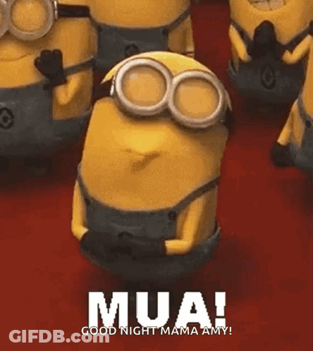 Cartoon Minion Holding Megaphone GIF
