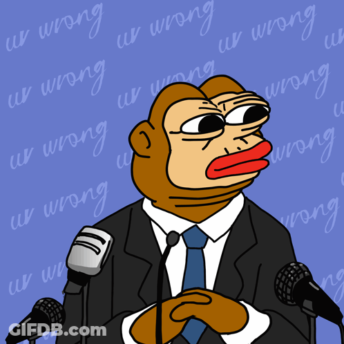 Cartoon Monkey In Suit Speaking Into Microphone GIF