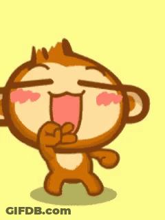 Cartoon Monkey Mouth Open GIF