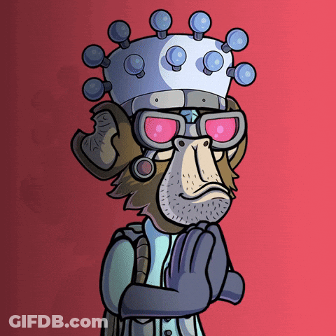 Cartoon Monkey With Glasses And Hat GIF