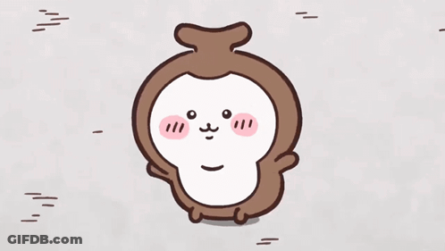 Cartoon Monkey With Pink Nose GIF
