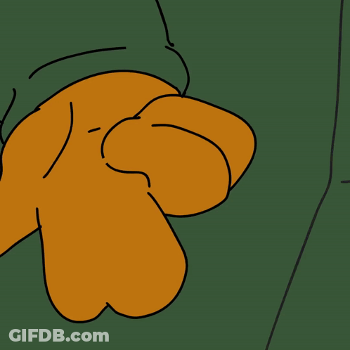 Cartoon Monkey With Red Lip GIF
