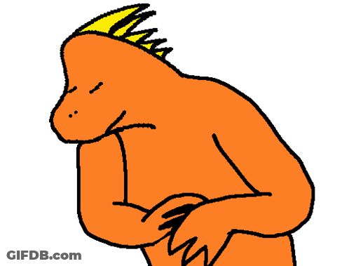 Cartoon Monkey With Yellow Mane GIF