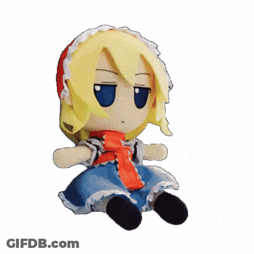 Cartoon Monster And Hamburger GIF