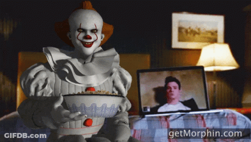 Cartoon Monster Saying The Horror GIF