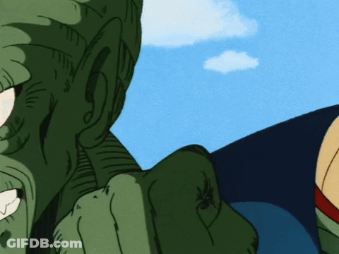 Cartoon Monster With Blue Sky GIF