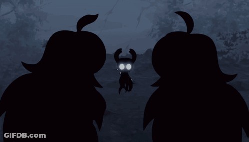 Cartoon Monster With Horns And White Eyes GIF